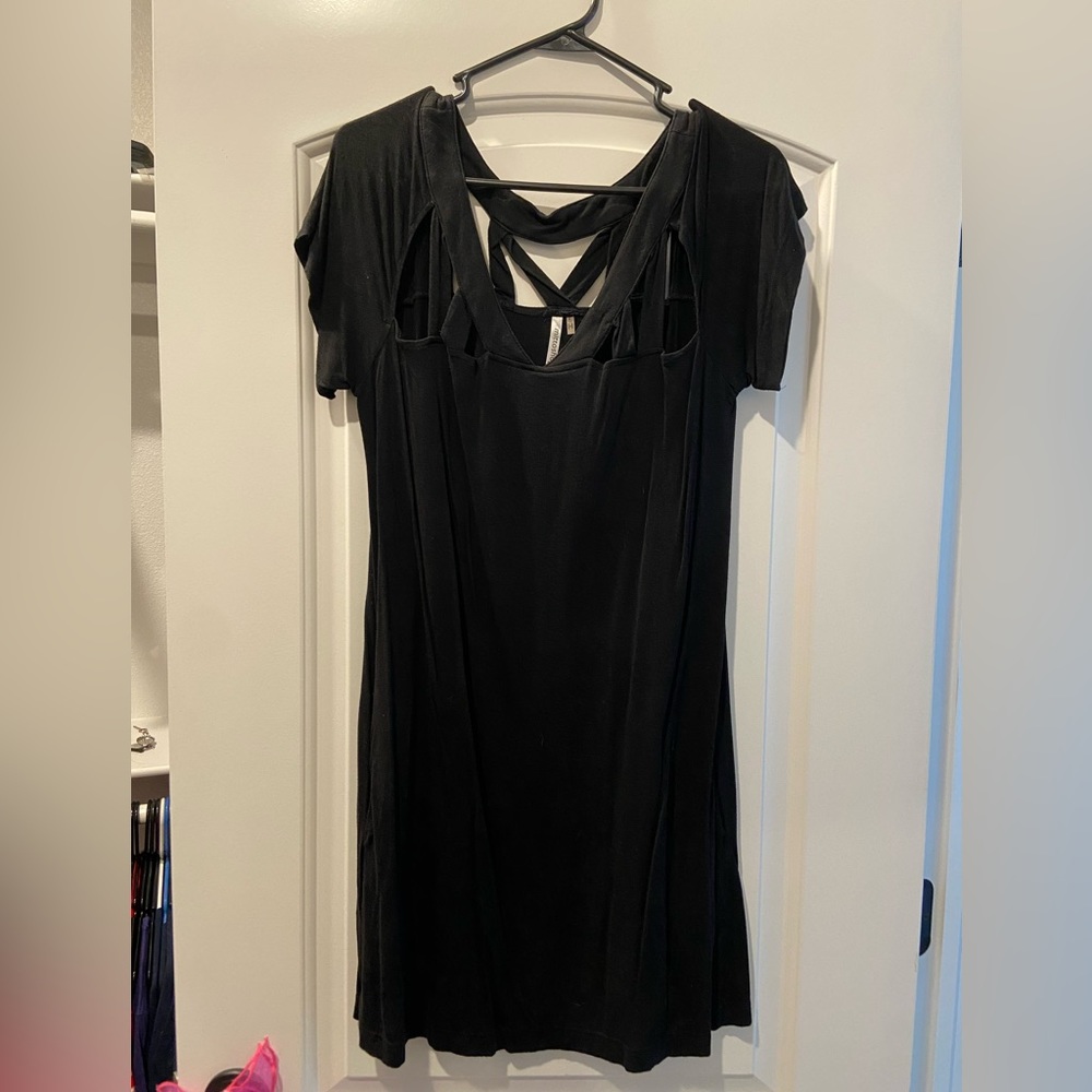 Cutout T-Shirt Dress